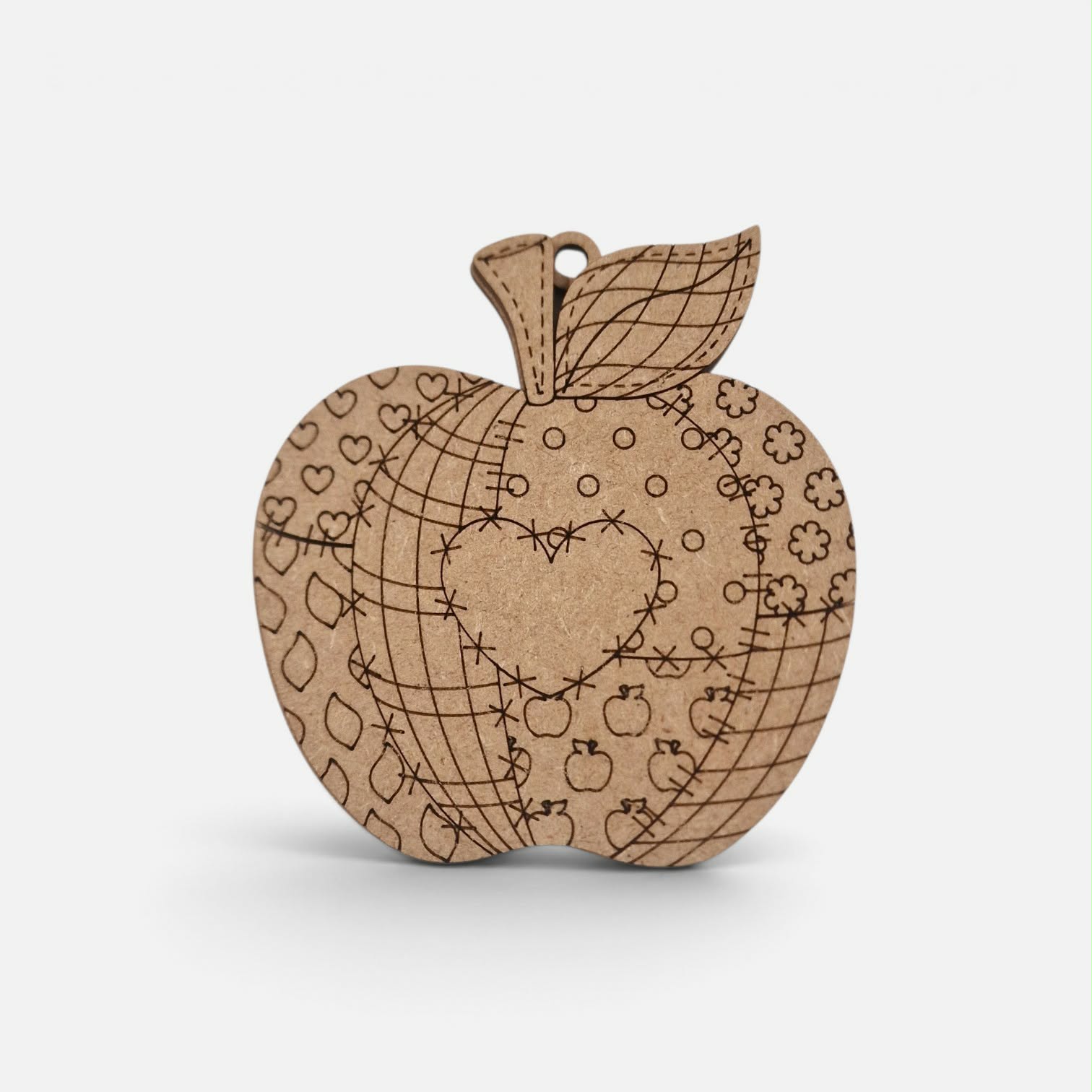 Patchwork Apple bauble - Image 2