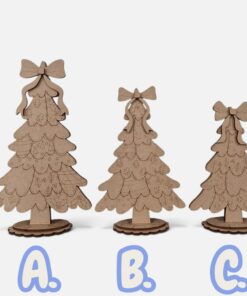 Alternative view of Patchwork Trees for Christmas
