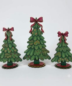 Patchwork trees for Christmas