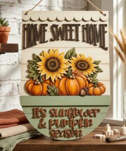 Alternative view of Flag & Circle Interchangeable - Pumpkin