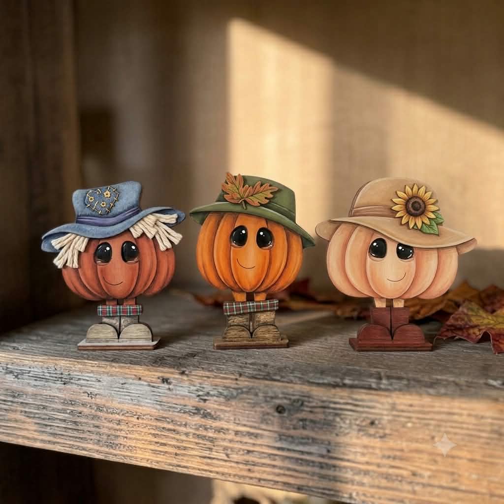 Pumpkin legs on base