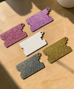 Alternative view of Hair Band Keyring - Rectangle