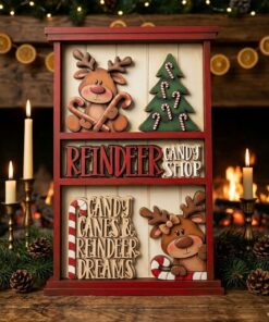 Alternative view of Bookcase interchangeable - Reindeer Candy