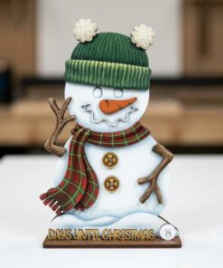 Interchangable Headwear Snowman - optional advent tokens - Image 6