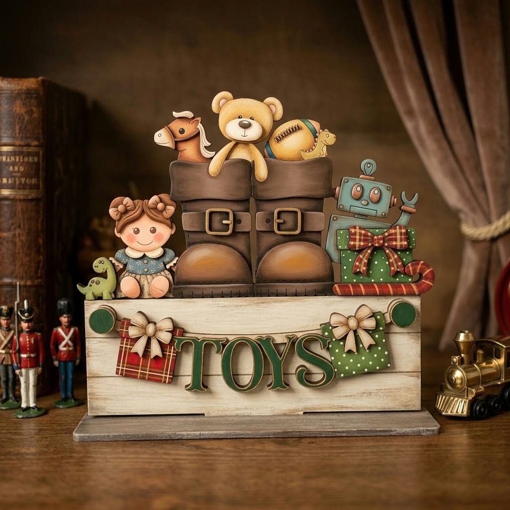 Box & Banner Interchangeable - Christmas Toys - Image 2