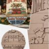 Flag & Circle Interchangeable - Christmas Toys