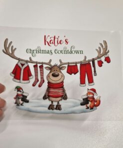 UV DTF Coin advent - Reindeer Clothes - C 106 - Image 5