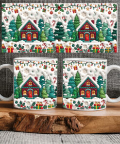 Sublimation sheet - Mug wrap 11oz - 100 Cabin
