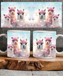Sublimation sheet - Mug wrap 11oz - 101 Llama