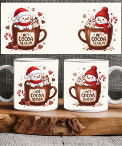 Sublimation sheet - Mug wrap 11oz - 107 Snowman