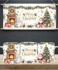 Sublimation sheet - Mug wrap 11oz - 109 Chimney and tree