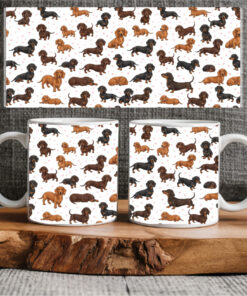 Sublimation sheet - Mug wrap 11oz - 112 Dachshund