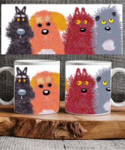 Sublimation sheet - Mug wrap 11oz - 082 Dogs