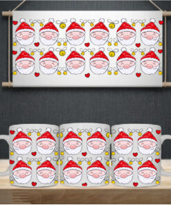 Sublimation sheet - Mug wrap 11oz - 084 Santa