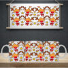 Sublimation sheet - Mug wrap 11oz - 085 Reindeer
