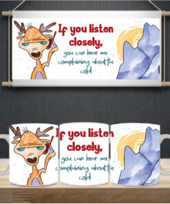 Sublimation sheet - Mug wrap 11oz - 087 Reindeer