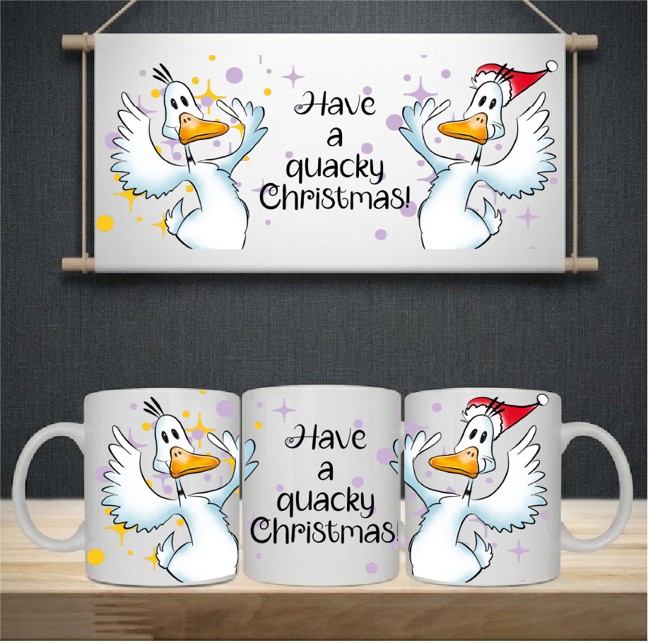 Sublimation sheet - Mug wrap 11oz - 093 Quack