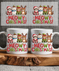Sublimation sheet - Mug wrap 11oz - 094 Meowy