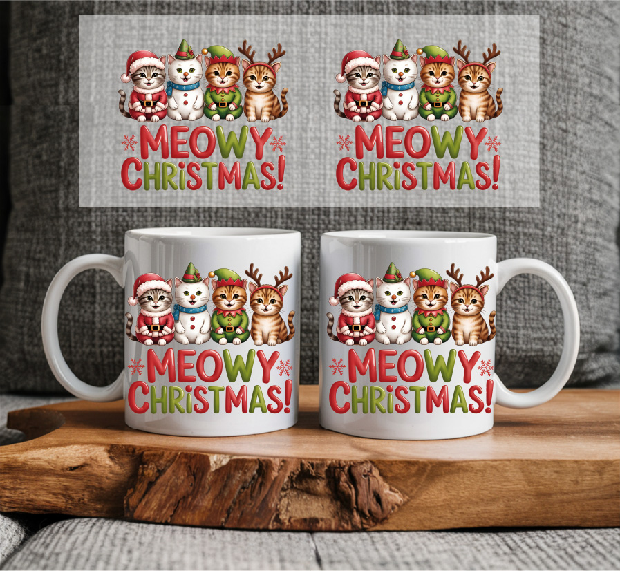 Sublimation sheet - Mug wrap 11oz - 094 Meowy