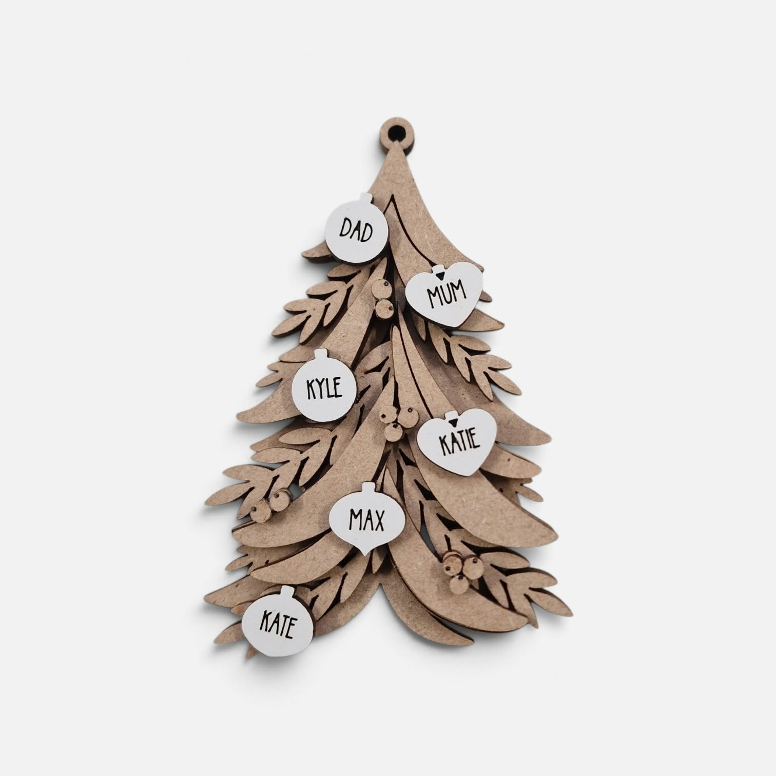 Berry Tree Personalised Bauble - Image 5