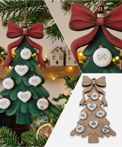 Bow Tree Personalised Bauble