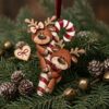 Candy Reindeer Couple bauble