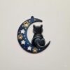 Cat on Moon MDF bauble