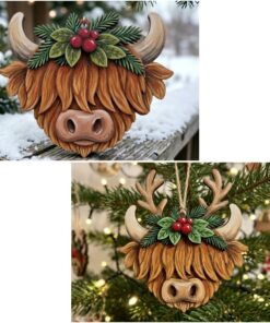 Highland with holly 2026 with optional antlers