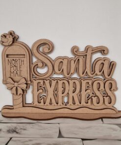 Alternative view of Santa Express Postbox on base
