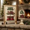 Interchangeable spot frames - Boots and Poinsettia
