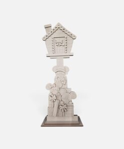 Tall Birdhouse Interchangeable / advent - Mouse & Presents - Image 6