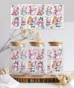 UV DTF – WRP 207 - Snowmen
